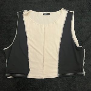 Shein ribbed cropped  tank top